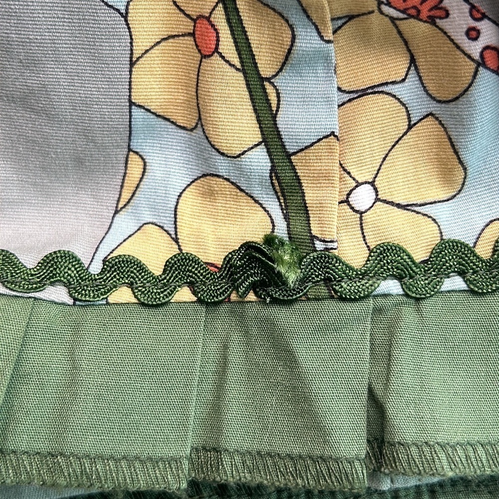 Persaman Green Floral Skirt - Picture 9 of 11